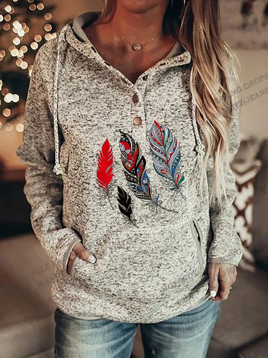 Vintage Sweatshirts Hoodies Women Sweats Long Sleeve Coats Womens Clothing Hoodie Female Tracksuit Girl Coats